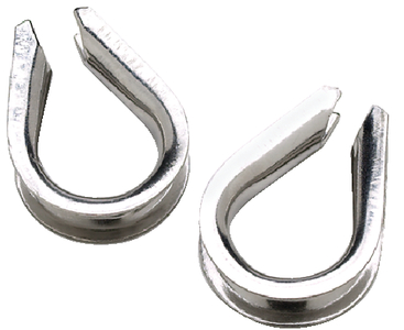 Seachoice 43431; Rope Thimble Stainless Steel 1/2 (2/Card)