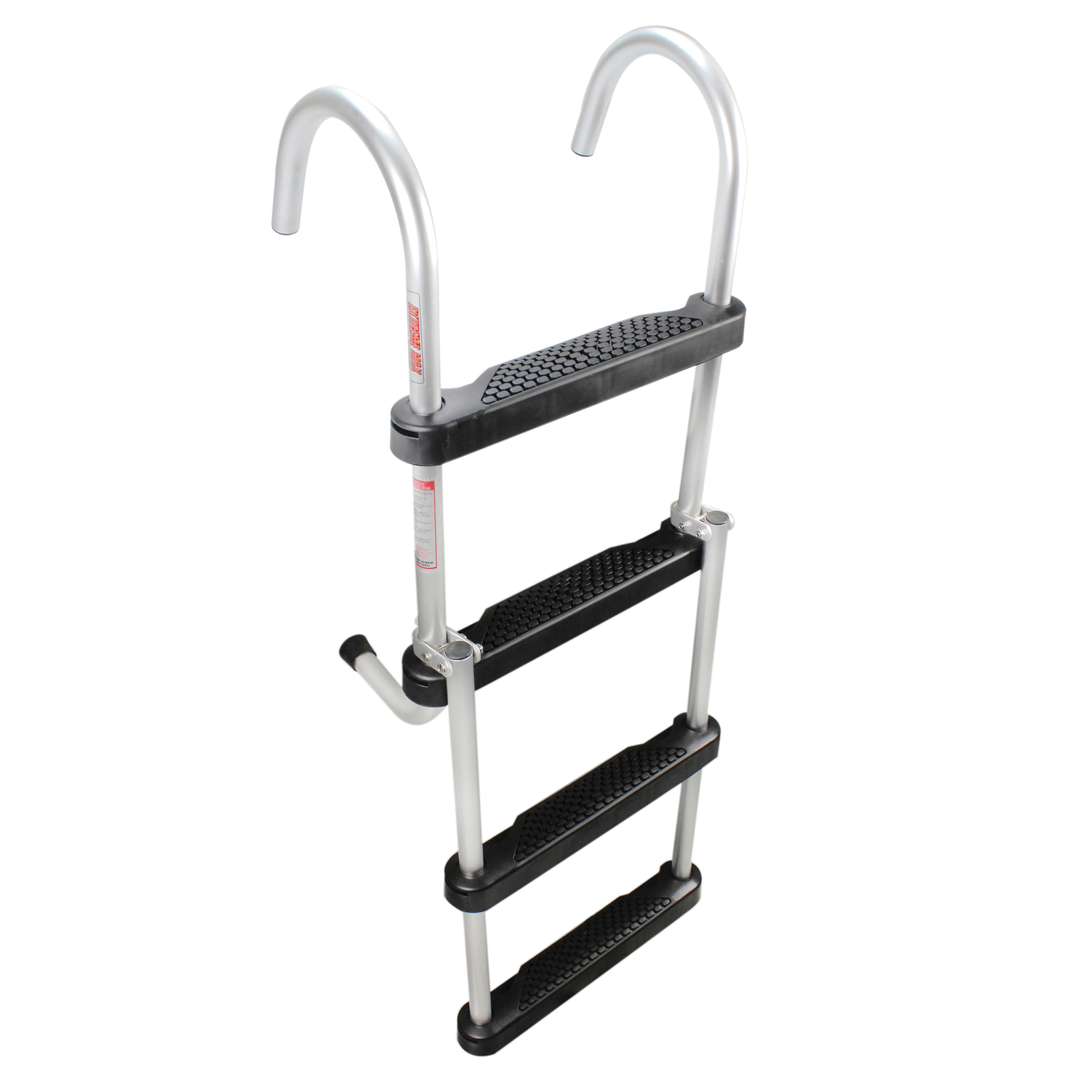 4 Step Removable Pontoon Ladders, 4 Step Aluminum Folding Pontoon