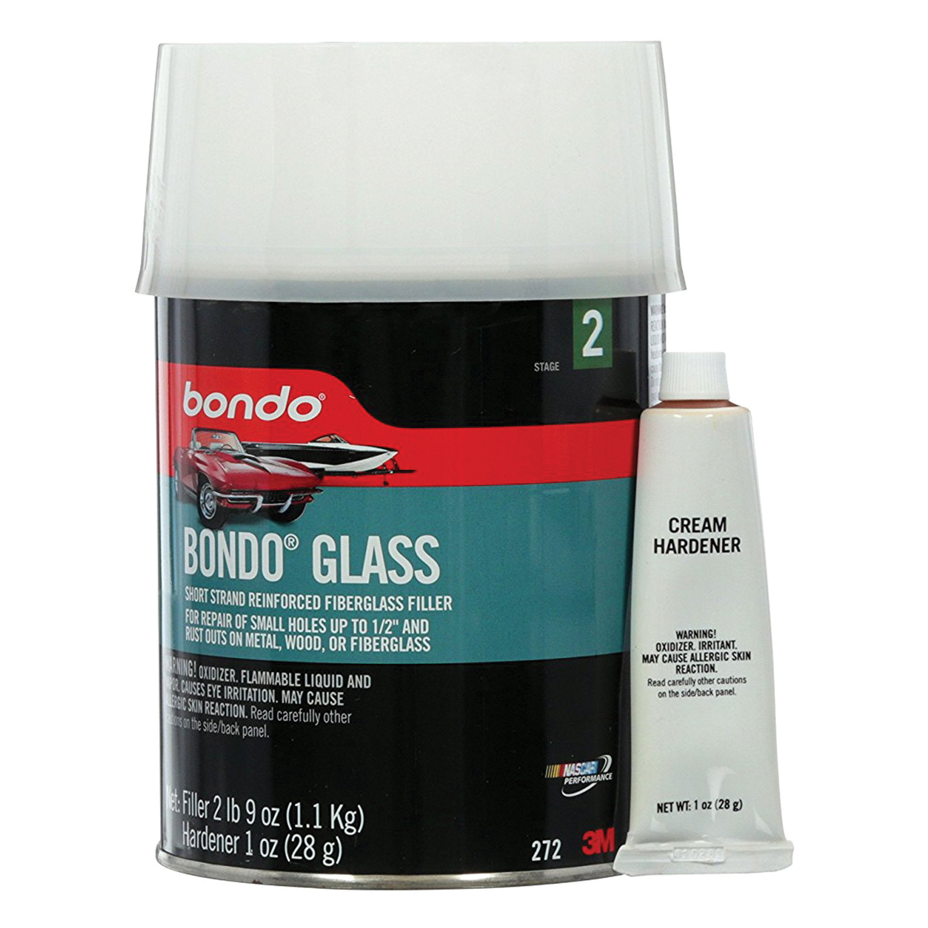 3M 272 Bondo Glass Reinforced Filler - Quart 7010300367 - Boaters Plus