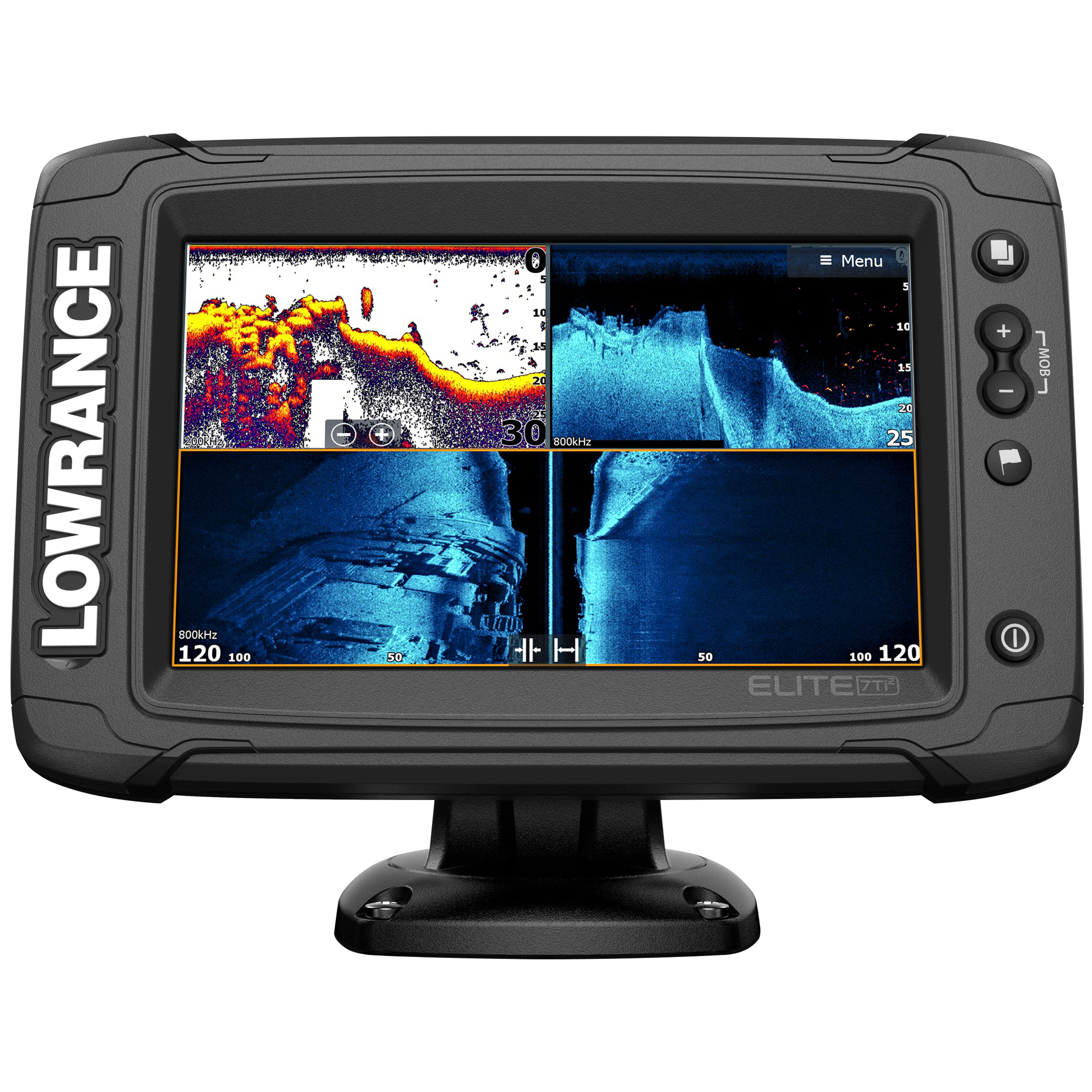 Lowrance Elite-7 Ti US Inland with Med/High Skimmer and ...