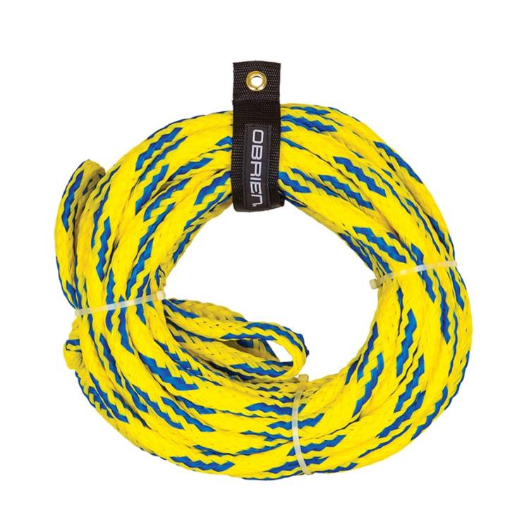 O'Brien 2-Person Floating Tube Rope, Yellow/Blue