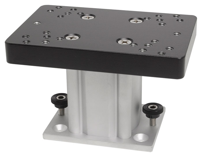 Cannon Aluminum Fixed Base Downrigger Pedestal - 4 in.