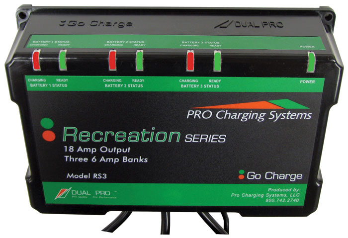 Charging Systems Recreation Series 6 Ampsx3 Charger RS3
