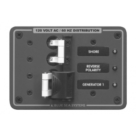 Blue Sea Systems 120V Ac Panel Source Selector 8061